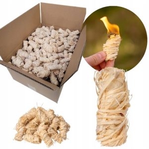 PODPAŁKA SZYBKA Rozpałka NATURALNA EKOLOGICZNA Do Kominka Pieca Grilla 3 KG